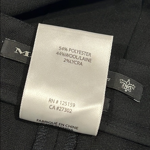 Mackage Black Low Rise studded trousers size 4 - Picture 8 of 14